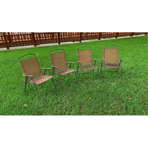 Latitude Run® Spooner Folding Patio Dining Chair & Reviews Wayfair